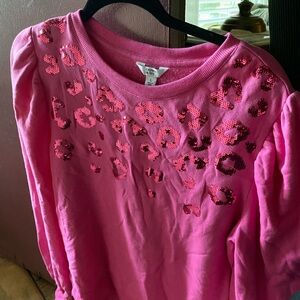 Hot pink (fushia) sweat shirt
